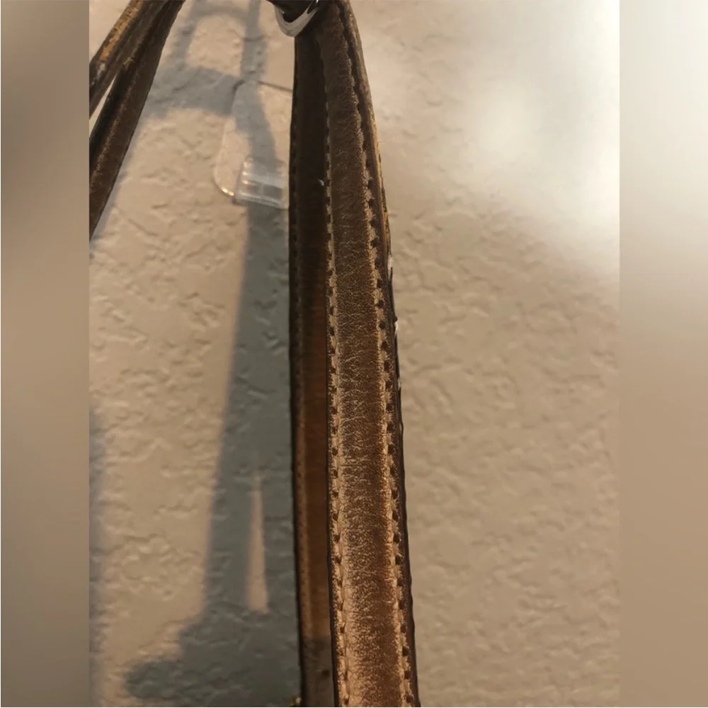 Michael Kors Large Tote Coated Canvas Leather Tech Handbag Black Jet Set - Picture 11 of 14